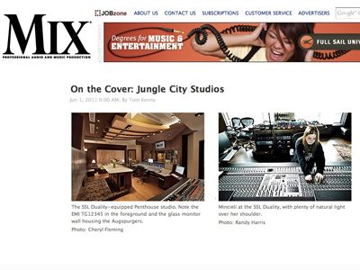 Cover Of Mix Magazine